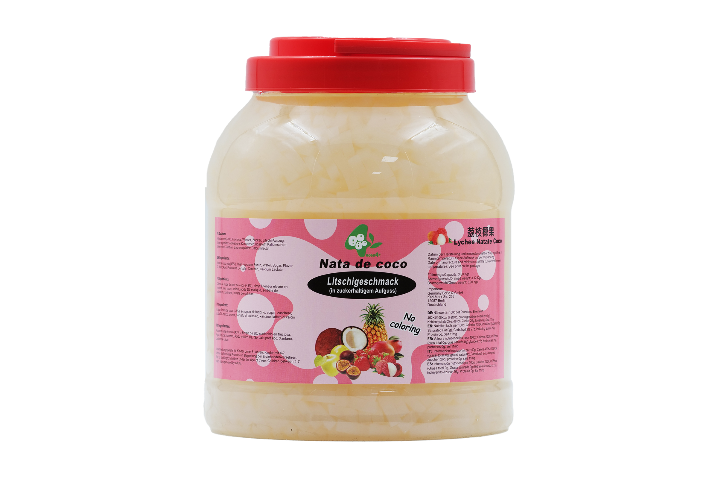 Nata De Coco – Lychee (Coconut Jelly)