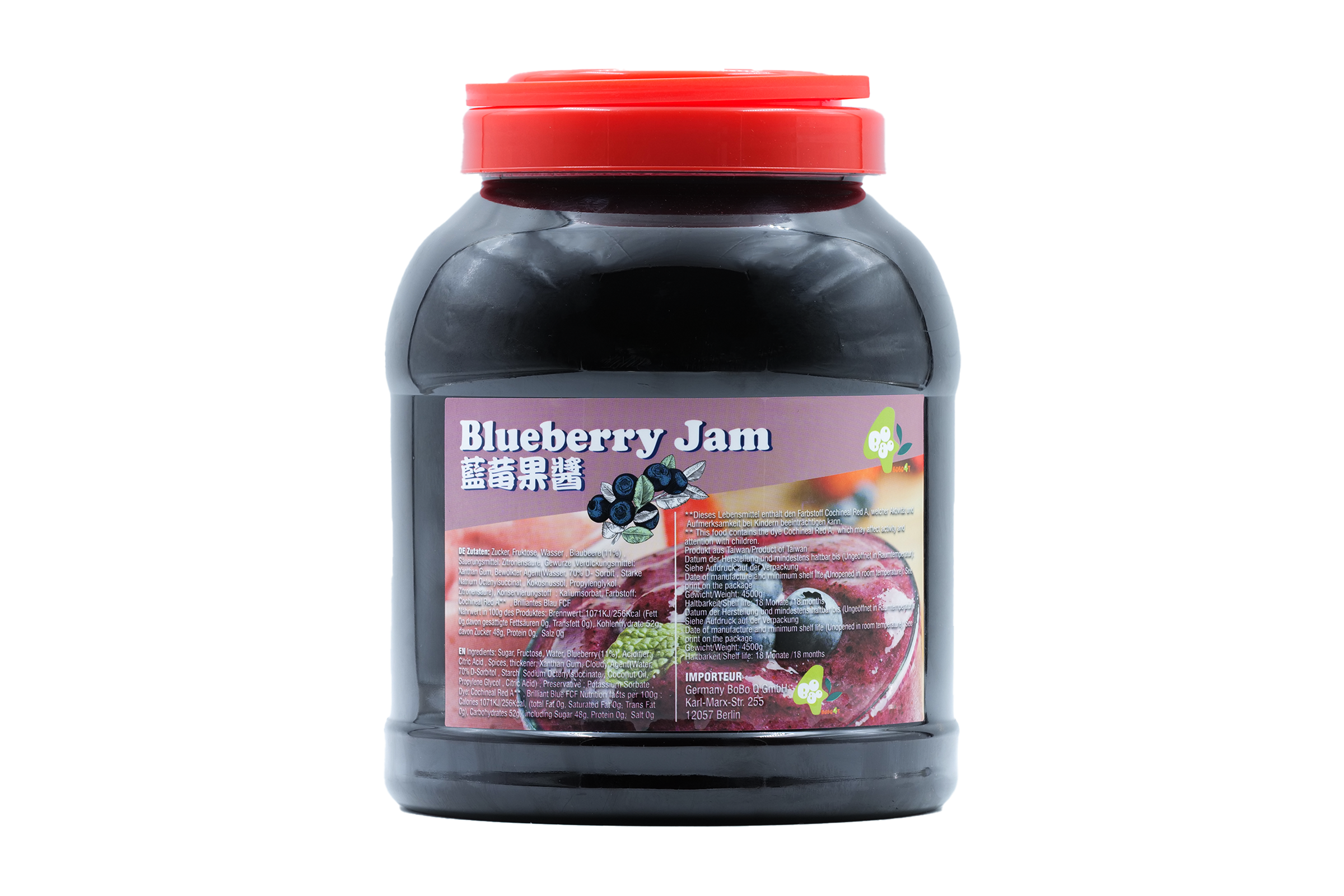 Blauwe bessenjam