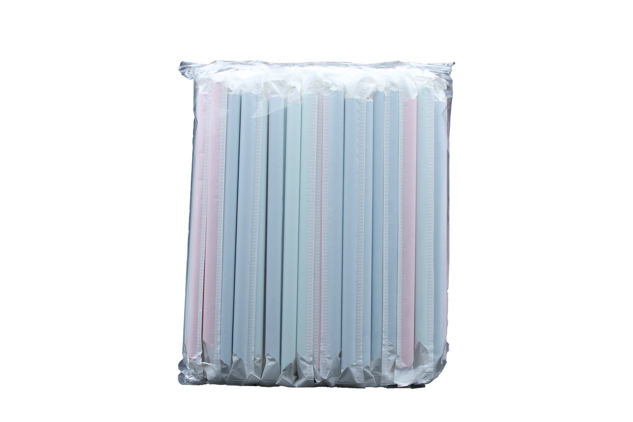 Color Paper Straws Individually Wrapped