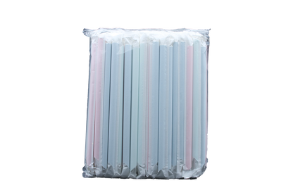 Color Paper Straws Individually Wrapped