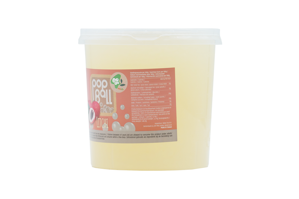 Lychee Popping Boba (Fruit Pearls) – Bobo Tea B.V.