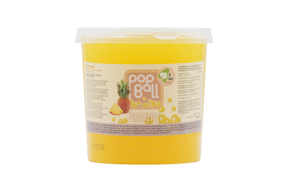 Pineapple Popping Boba (Fruit Pearls) – Bobo Tea B.V.
