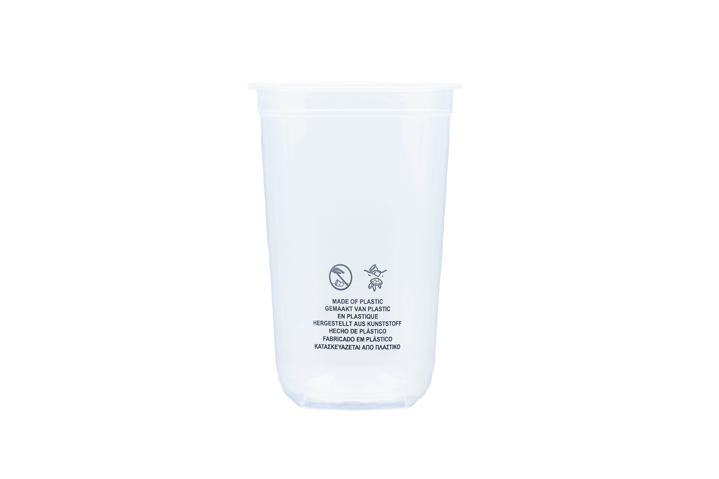 PP 90mm 500ml U-Cup - Transparent