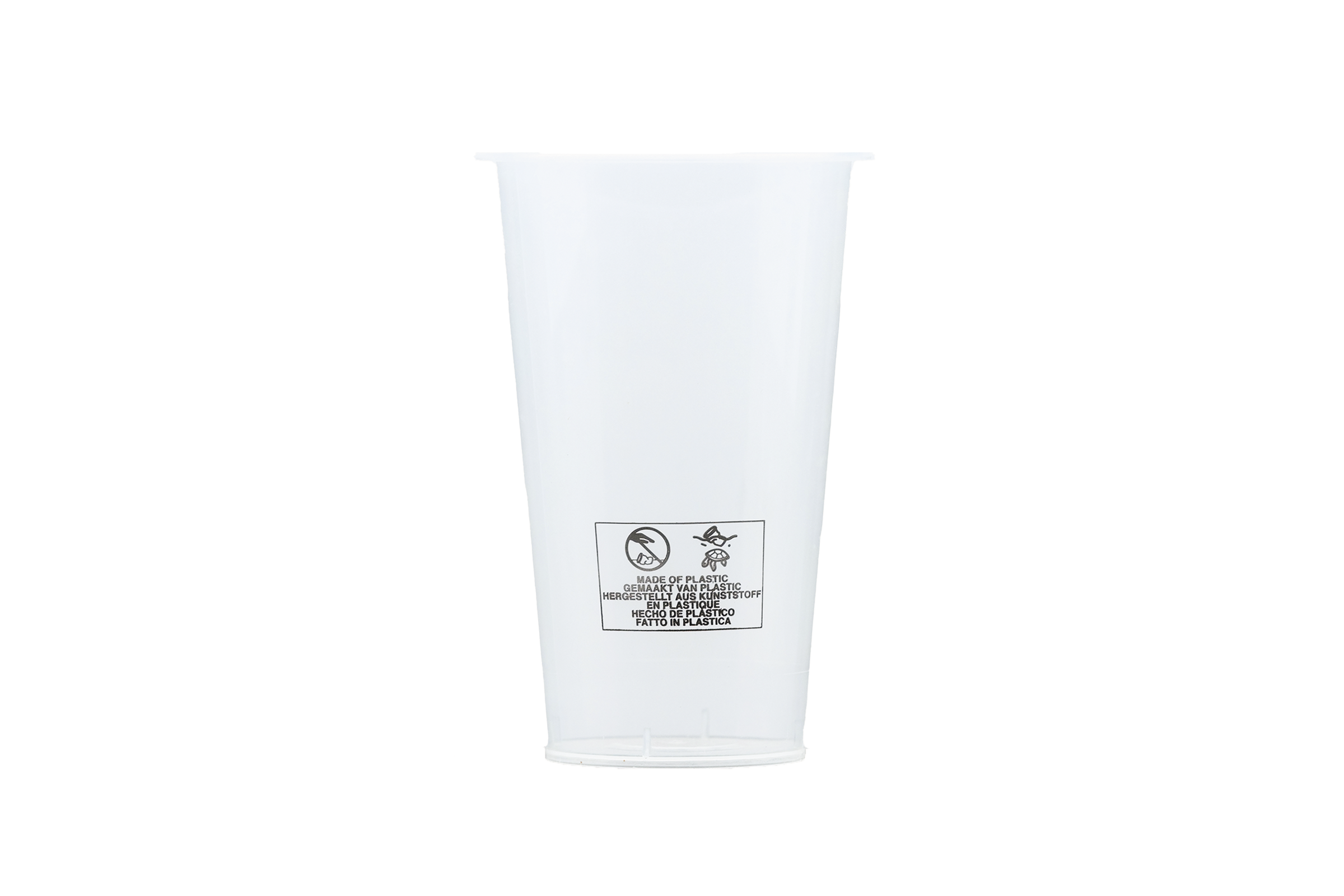 PP 90mm 500ml Injection Cup - Frosted