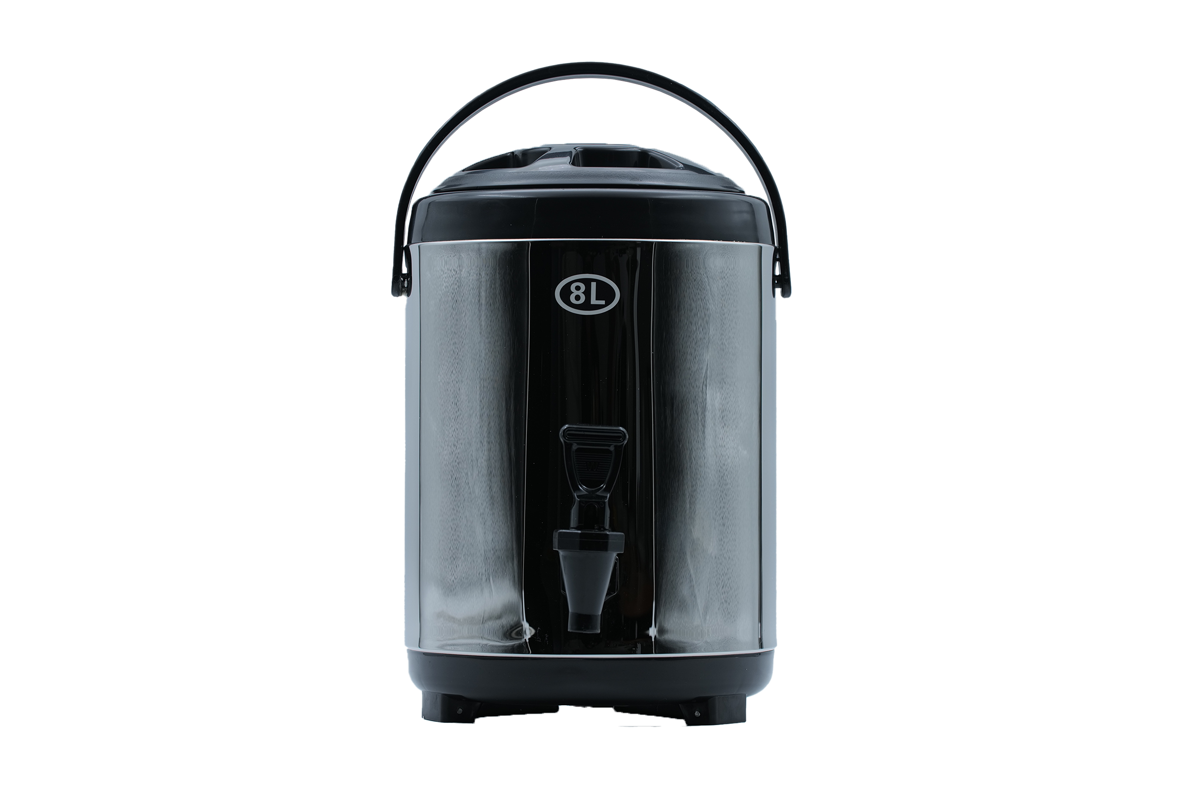 Stainless Steel Thermos 8L - Black