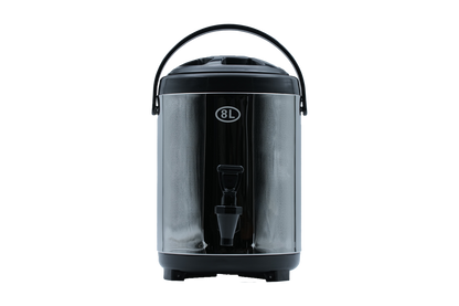 Stainless Steel Thermos 8L - Black