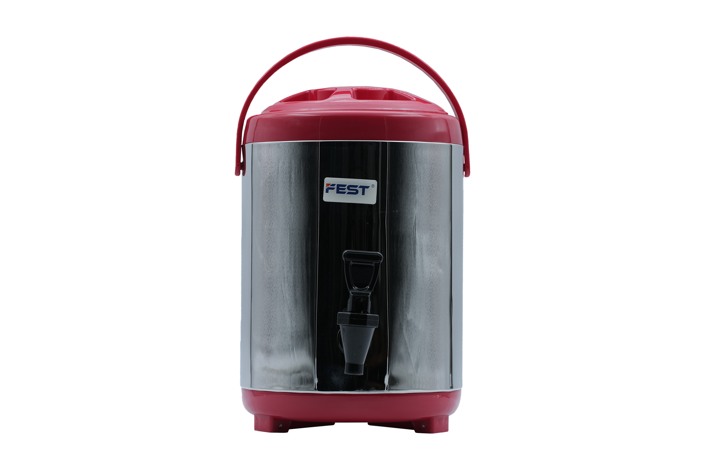 Stainless Steel Thermos 8L - Red